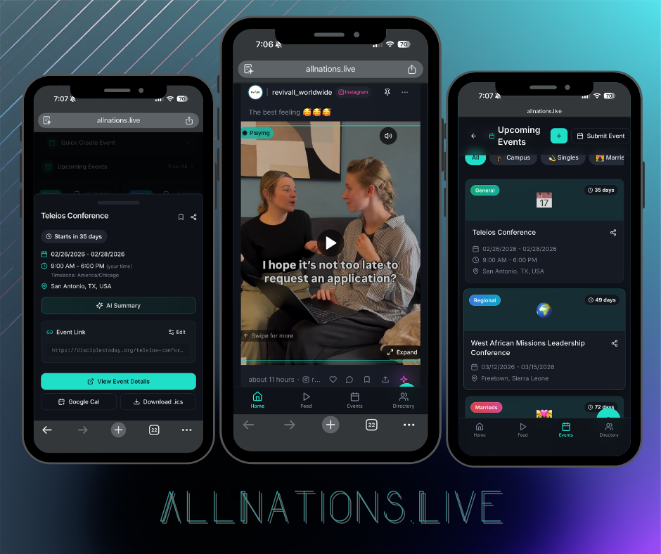All Nations Live preview