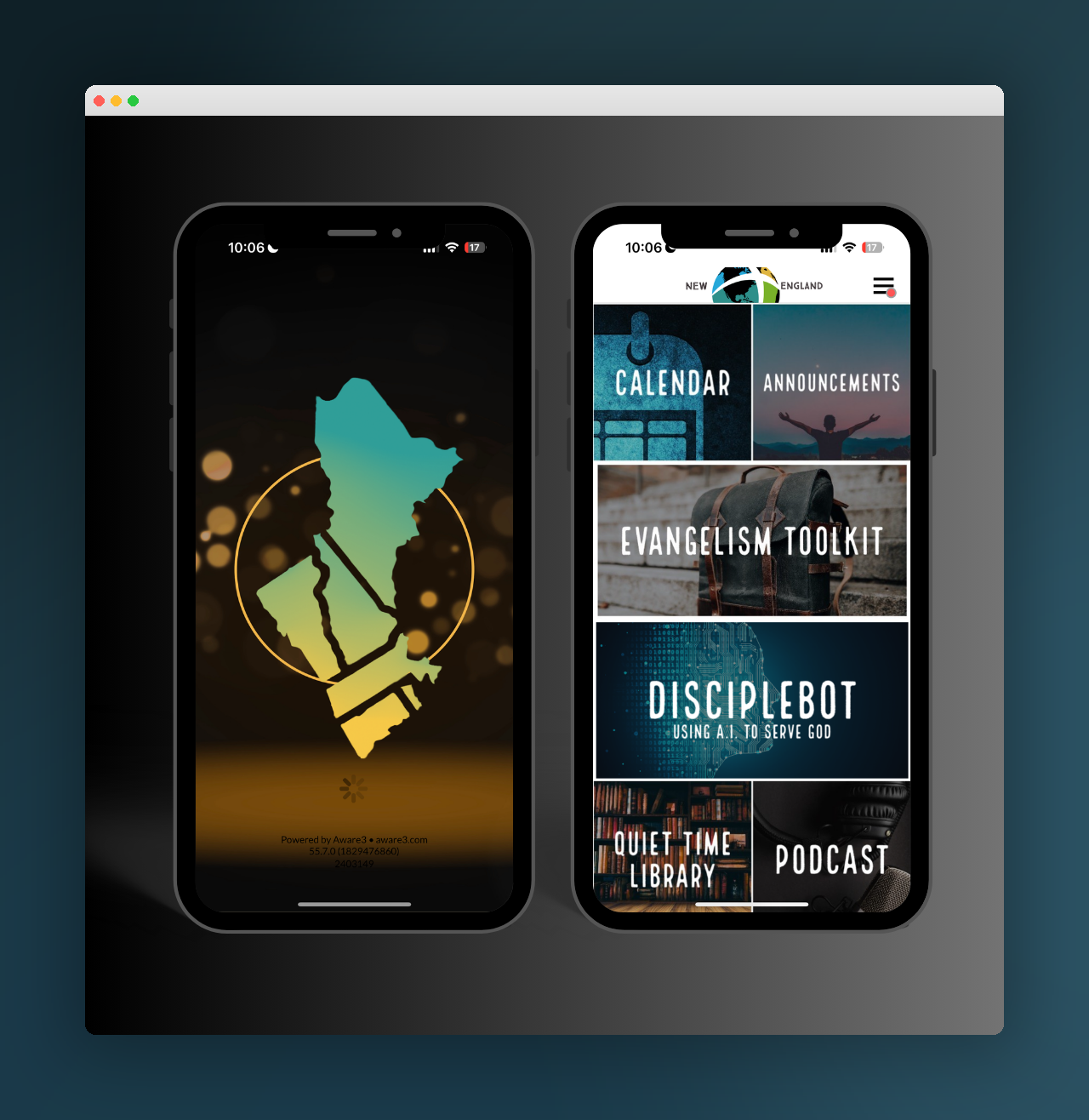 ICOCNE App preview